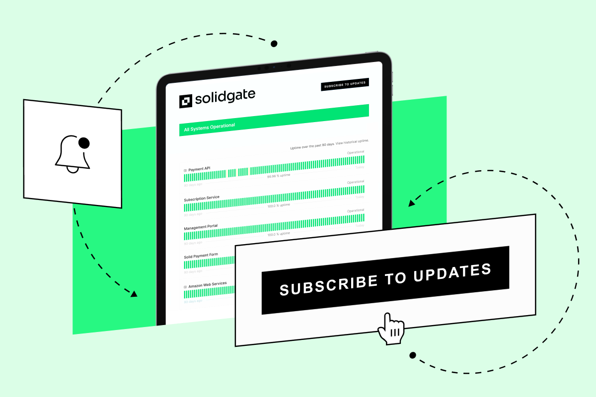 Subscribe to Status page – Main source of incident updates